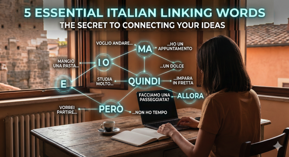 5 Essential Italian Linking Words You Need to Use Every Day